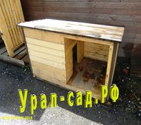 будка для собаки деревянная